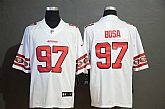 Nike 49ers 97 Nick Bosa White Team Logos Fashion Vapor Limited Jersey,baseball caps,new era cap wholesale,wholesale hats